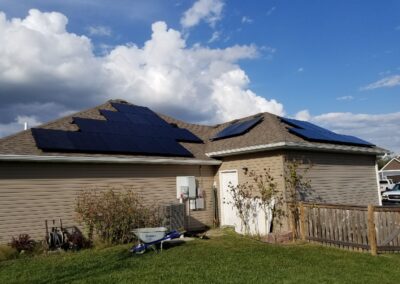Residential Home Solar Array in Knob Knoster, Missouri