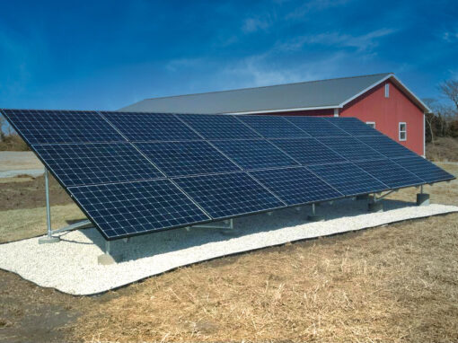 Residential Home Solar Array in Ozawkie, Kansas