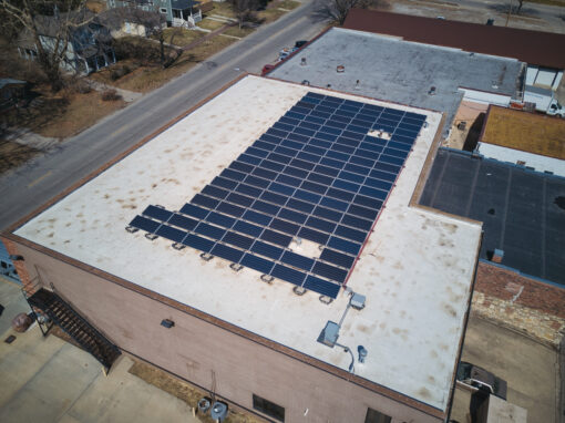 ES Lighting Solar Array in Lawrence, Kansas.