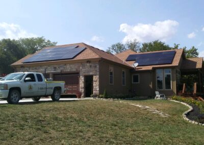 Residential Home Solar Array in Gardner, Kansas
