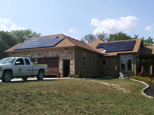 Residential Home Solar Array in Gardner, Kansas