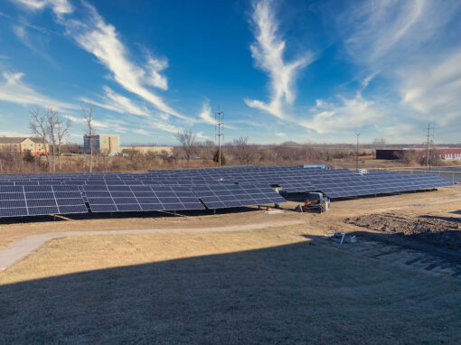 Commercial Solar Array at Mastercard KC, Missouri