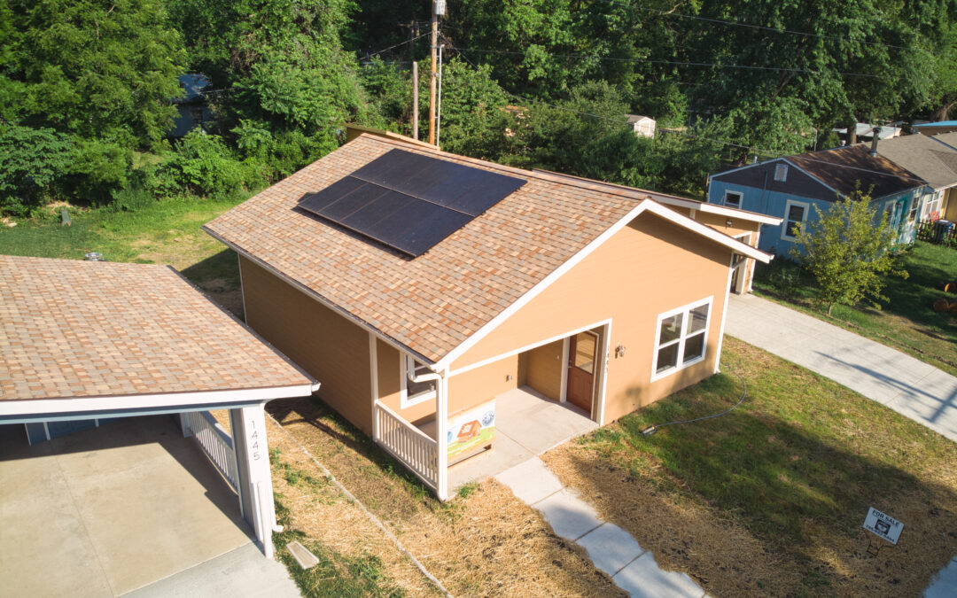 Lawrence’s First Affordable Home Featuring Solar Power