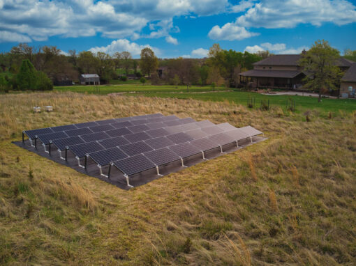 14.388 kW Residential Ground Mount Solar Installation in Shawnee, Kansas