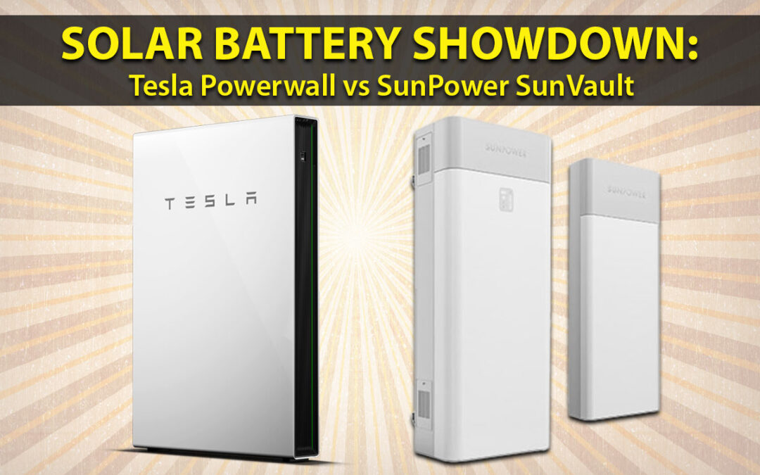 Solar Battery Showdown: Tesla Powerwall vs SunPower SunVault