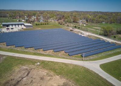 1.21 MW Commercial Solar Farm in Baldwin City, Kansas