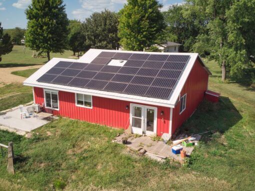 9 kW Residential Solar Installation in Oskaloosa, Kansas