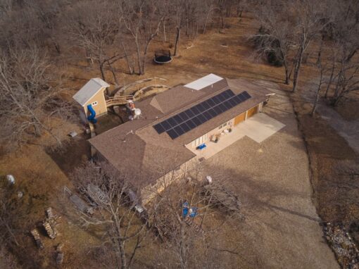 10.44 kW Residential Solar Installation in Ozawkie, Kansas