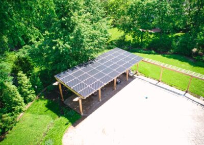 14.4 kW Residential Solar Pergola in Overland Park, Kansas