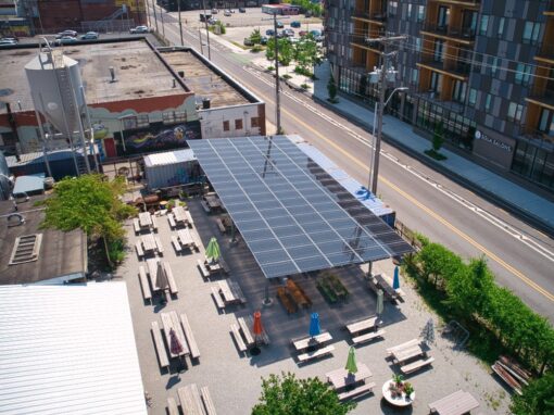 26.1 kW Commercial Solar Canopy at Brewery Emperial in Kansas City, Missouri