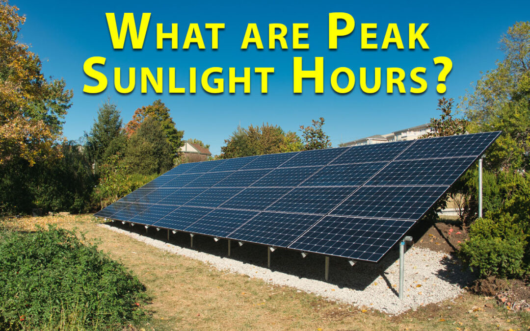What are Peak Sunlight Hours?
