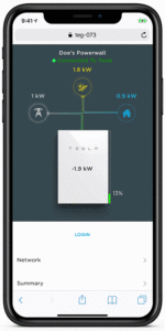 Tesla Powerwall app