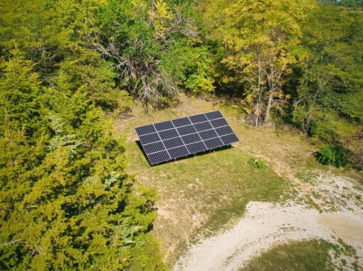 8.2 kW Residential Ground Mount Solar Installation in Lawrence, Kansas