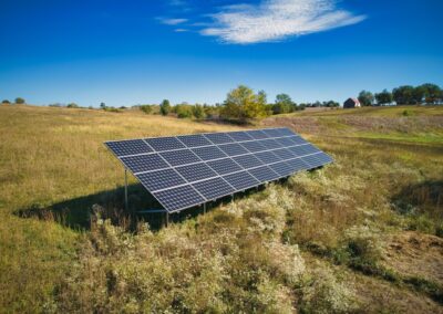 12.96 kW Residential Ground Mount Solar Installation in McLouth, Kansas