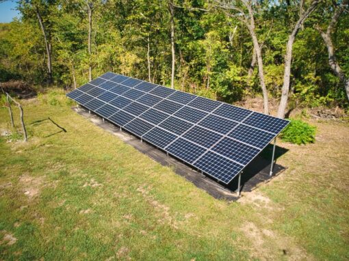 14.76 kW Residential Ground Mount Solar Installation in Desoto, Kansas