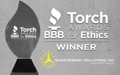 Good Energy Solutions Earns the Torch Award for Ethics