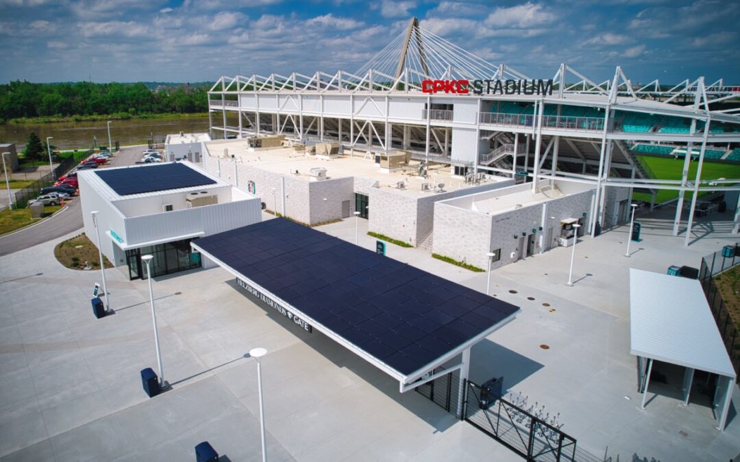 CPKC Stadium’s 75.6 kW Commercial Solar Installation in Kansas City, Missouri