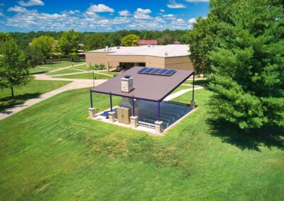 1.725 kW Outdoor Solar Classroom at Haskell Indian Nations University