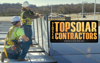 Good Energy Solutions Named a “Top Solar Contractor” by Solar Power World